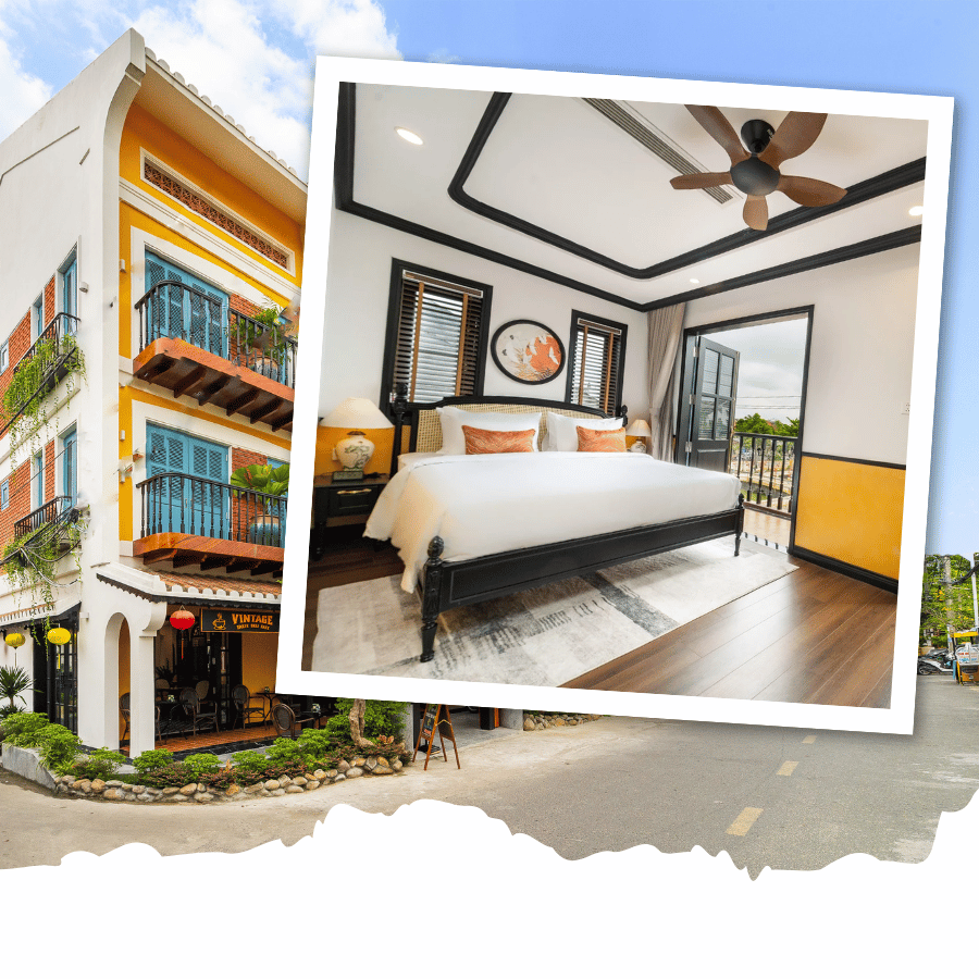 Khách sạn boutique Hội An, khách sạn trong phố cổ Hội An, khách sạn phong cách Đông Dương ở Hội An, khách sạn ở Hội An có quán cà phê, khách sạn ở Hội An gần Chùa Cầu, khách sạn trung tâm Hội An, khách sạn ở Hội An có ban công, khách sạn phong cách ở Hội An, trải nghiệm lưu trú độc đáo ở Hội An, chỗ ở boutique tốt nhất tại Hội An