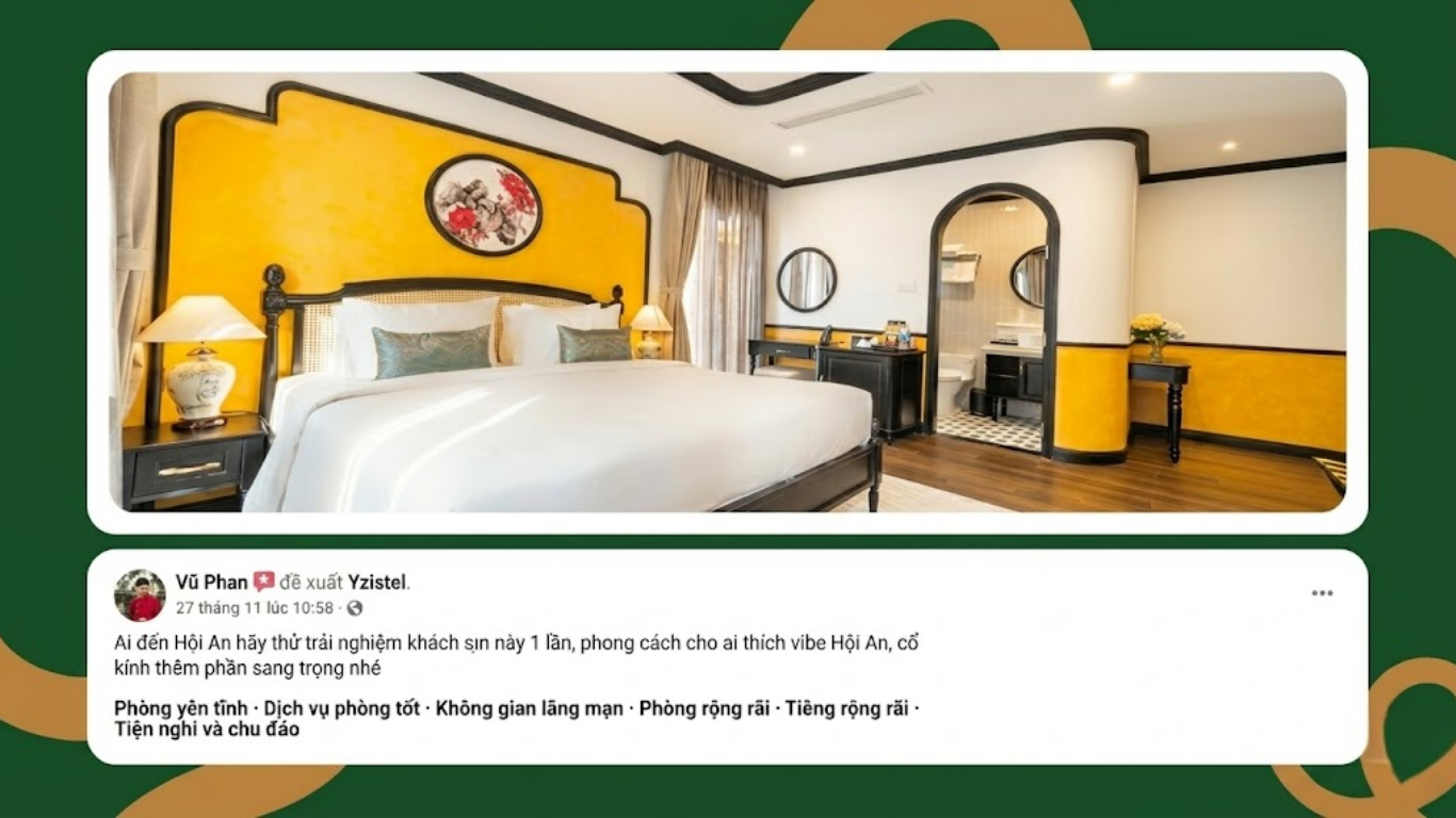 Khách sạn boutique Hội An, khách sạn trong phố cổ Hội An, khách sạn phong cách Đông Dương ở Hội An, khách sạn ở Hội An có quán cà phê, khách sạn ở Hội An gần Chùa Cầu, khách sạn trung tâm Hội An, khách sạn ở Hội An có ban công, khách sạn phong cách ở Hội An, trải nghiệm lưu trú độc đáo ở Hội An, chỗ ở boutique tốt nhất tại Hội An