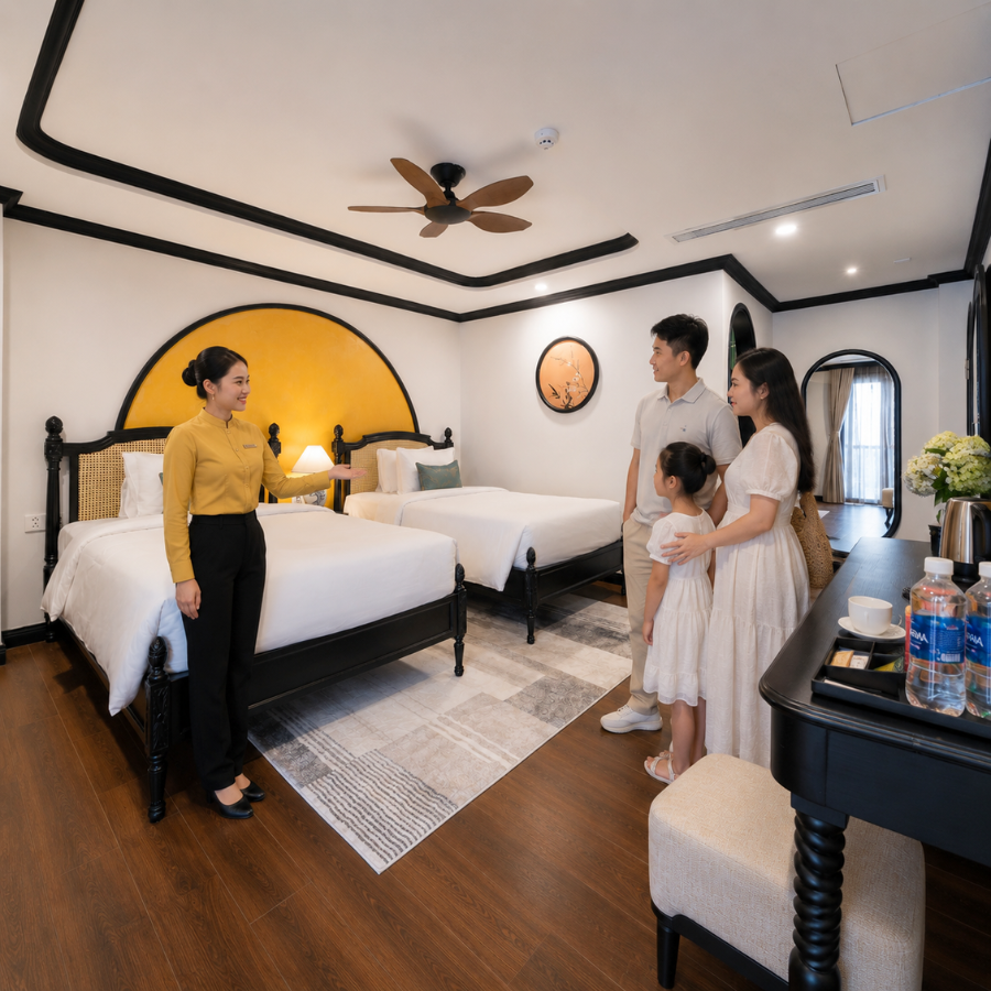 khách sạn boutique Hội An, khách sạn trong phố cổ Hội An, khách sạn phong cách Đông Dương ở Hội An, khách sạn ở Hội An có quán cà phê, khách sạn ở Hội An gần Chùa Cầu, khách sạn trung tâm Hội An, khách sạn ở Hội An có ban công, khách sạn phong cách ở Hội An, trải nghiệm lưu trú độc đáo ở Hội An, chỗ ở boutique tốt nhất tại Hội An, Dịch Vụ Tận Tâm