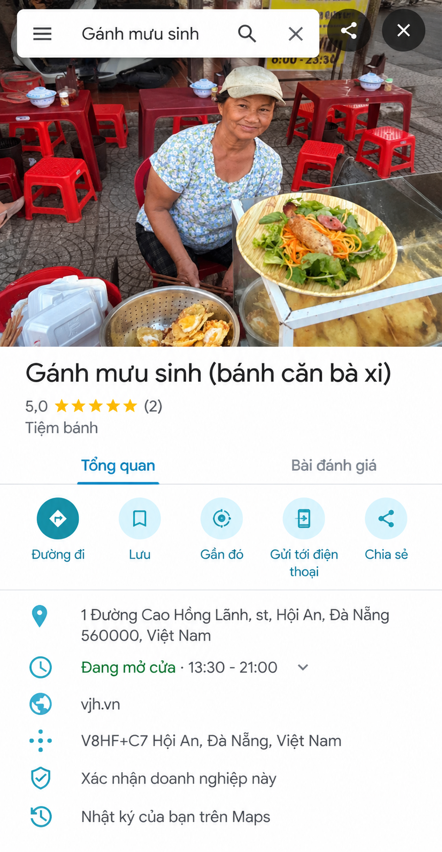 chè Cô Nga, Gánh Mưu Sinh Hội An, bánh căn Bà Xi, Gánh đèn hoa đăng, Yzistel Hoi An
